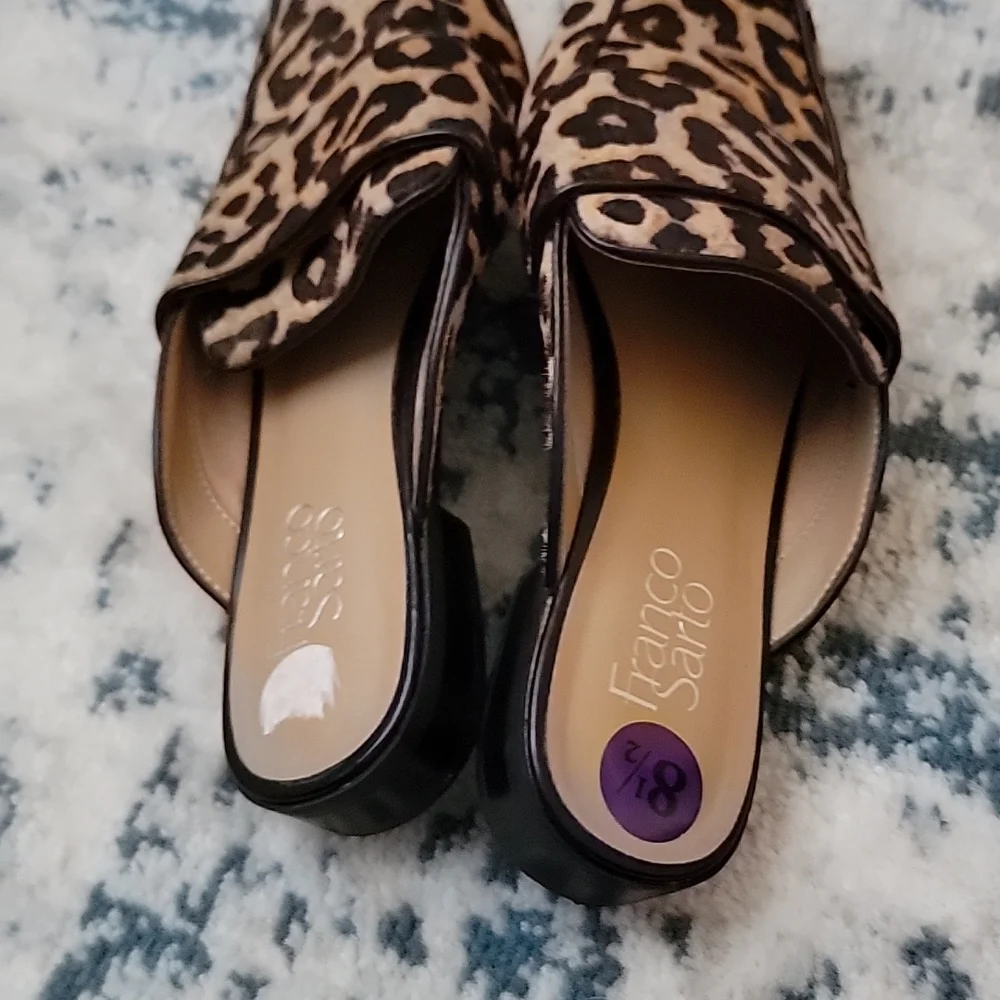 Franco Sarto leopard slip ons - Picture 3 of 4